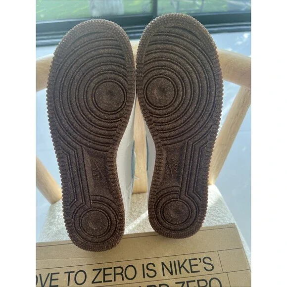 Nike Air Force 1 '07 SE Indigo Size 10 Women's CZ0269-100 White/Obsidian White - Picture 11 of 11